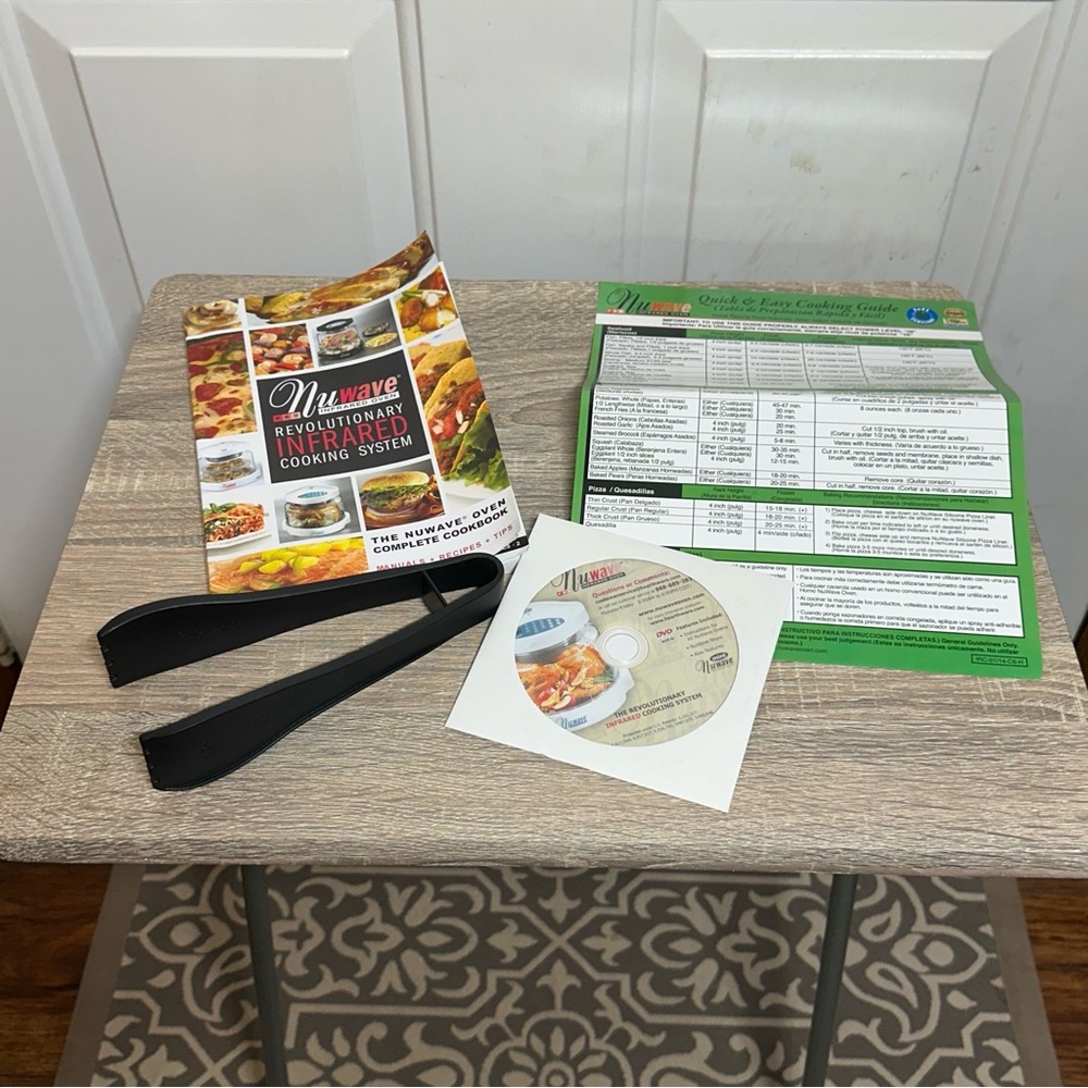 Nuwave Pro‎ Infrared Oven Manuals + Recipes + Tips Cookbook 2009 Bonus DVD